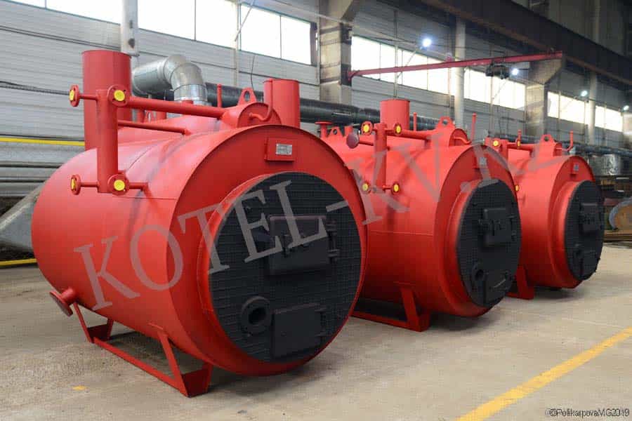 Паровой котел на твердом топливе Твердотопливный паровой котел