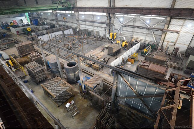 Производство котлов КВр-1.86 К