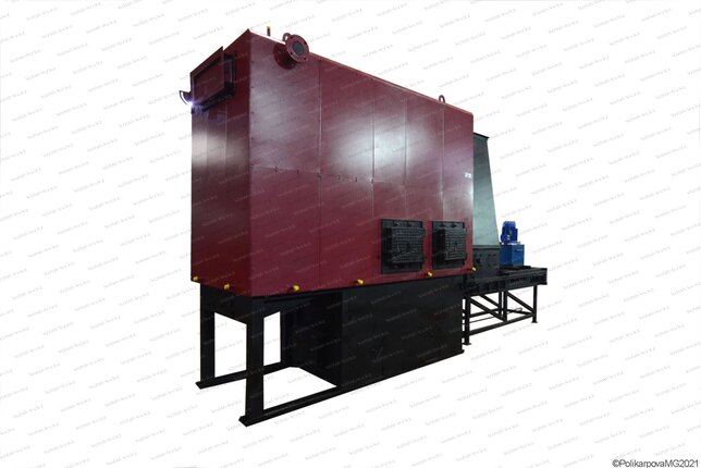 Котел 0.7 МВт на щепе и опилках автоматический