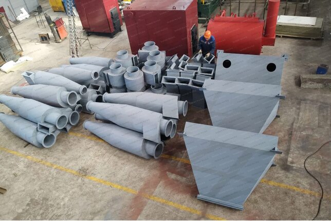 Производство промышленных циклонов ЦН 15 600 2СП